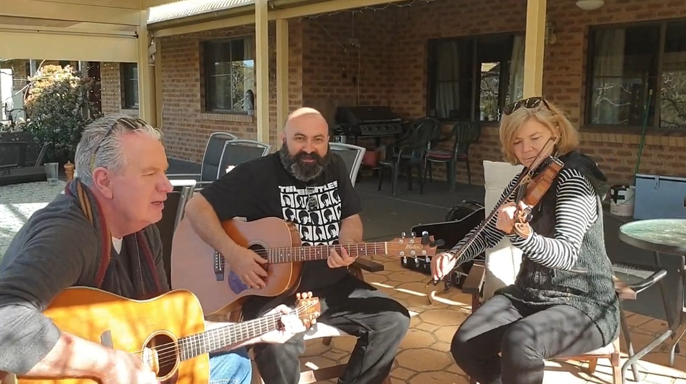 Luciano performing at a gathering